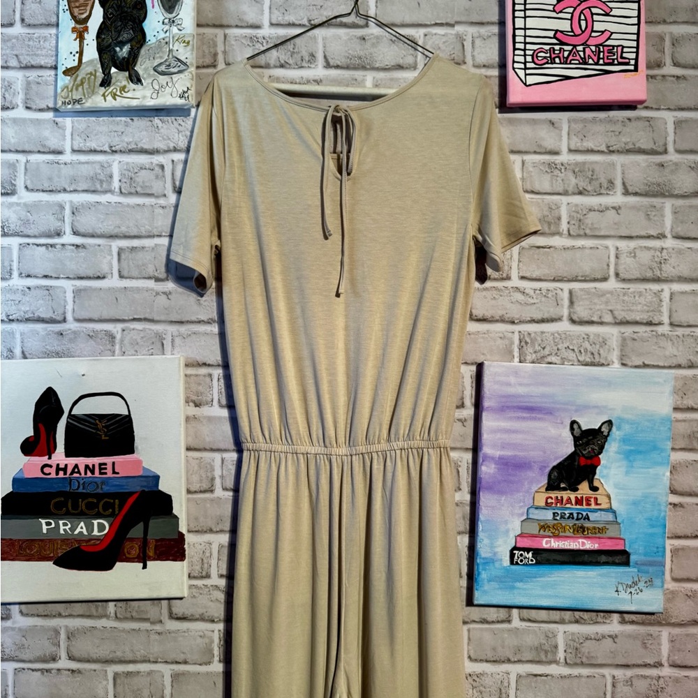 NWOT Jumpsuit Elegant Cream by Zeana
